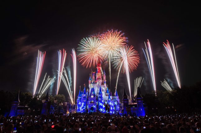 Fireworks at the Magic Kingdom for 4th of July