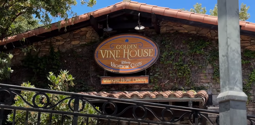 Golden Vine House Disneyland California Adventure