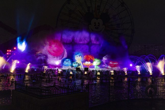 Inside out Show at Disneyland