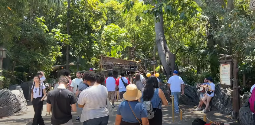 Indiana Jones Adventure Queue in June at Disneyland Resort