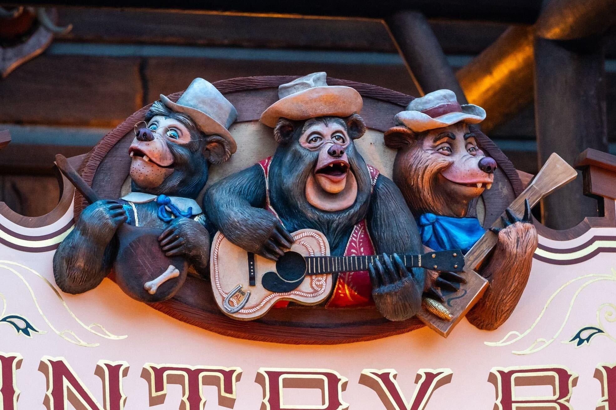 New Look for Country Bear Musical Jamboree Marquee at Magic Kingdom