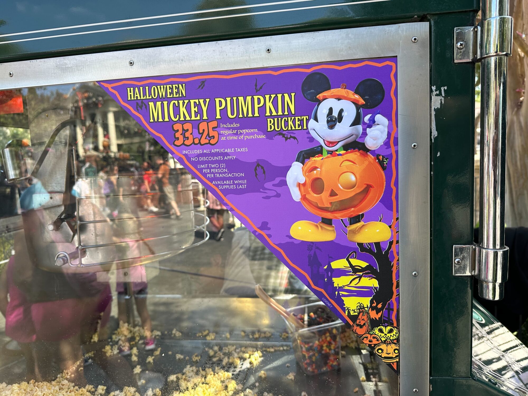 Halloween Mickey Pumpkin Popcorn Bucket