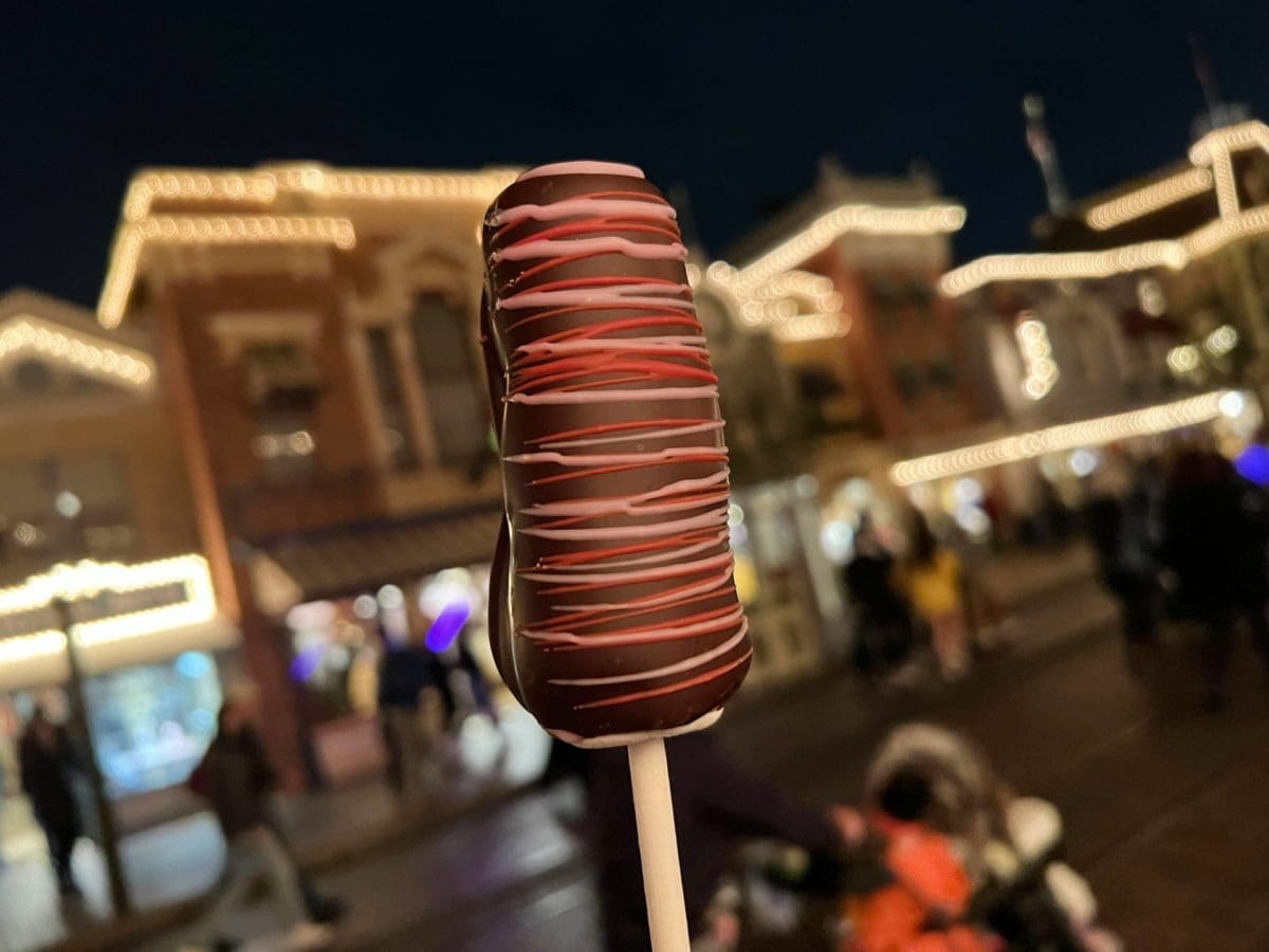 Chocolate Covered Marshmallow Wand at Disneyland