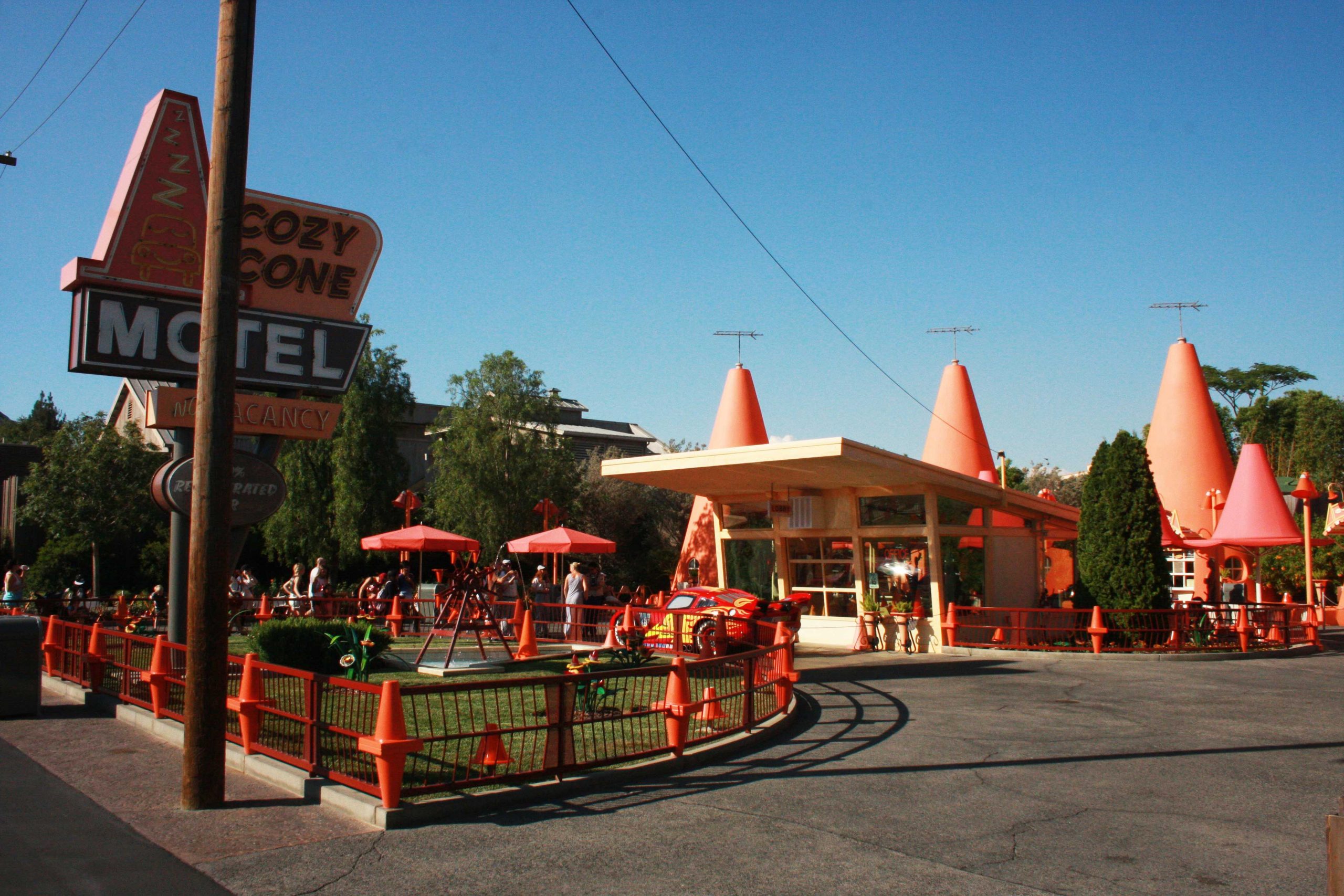 Cozy Cone Motels at Disneyland California Adventure