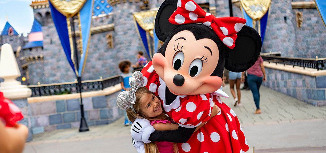 Minnie mouse at Disneyland