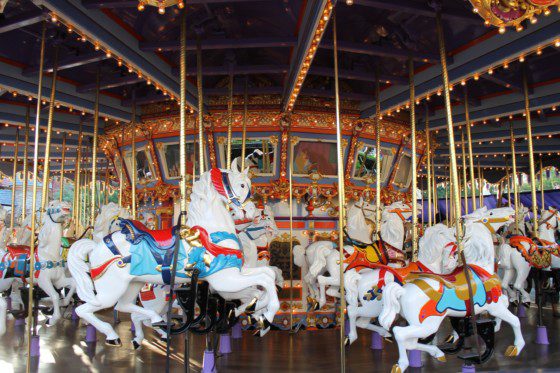 King Arthur Carrousel at Disneyland