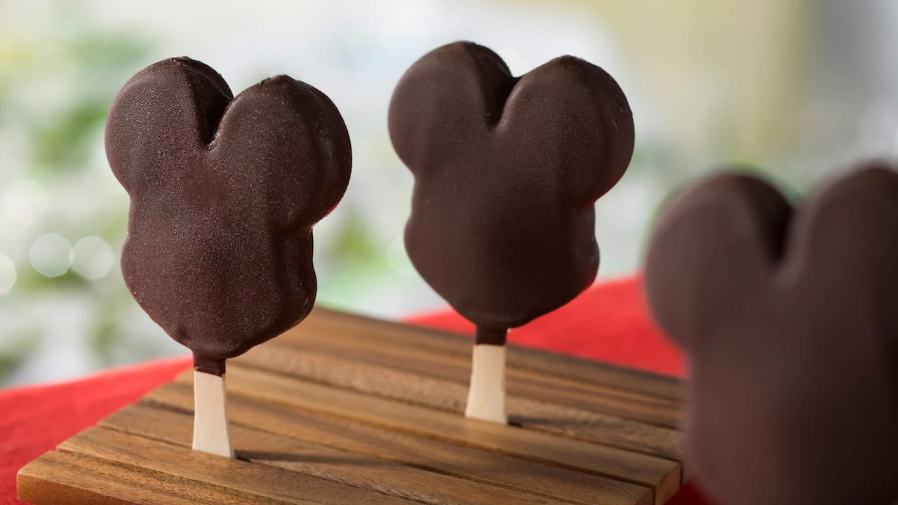 Mickey Mouse Ice Cream Bar at Disneyland