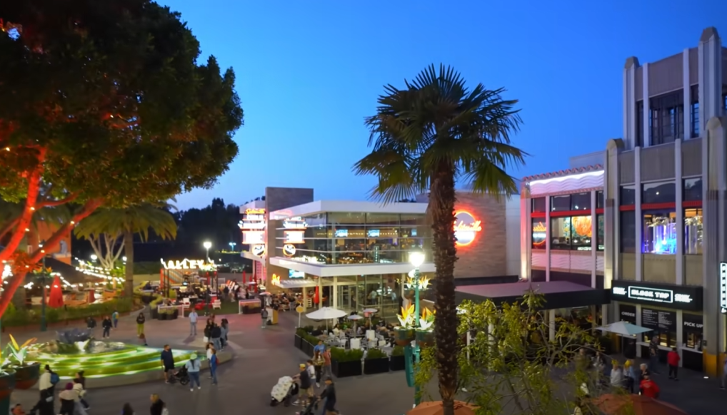 the view from Paseo in Downtown Disney