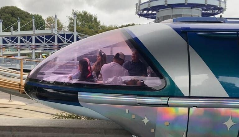 Nose Cone Seating in the Disneyland Monorail